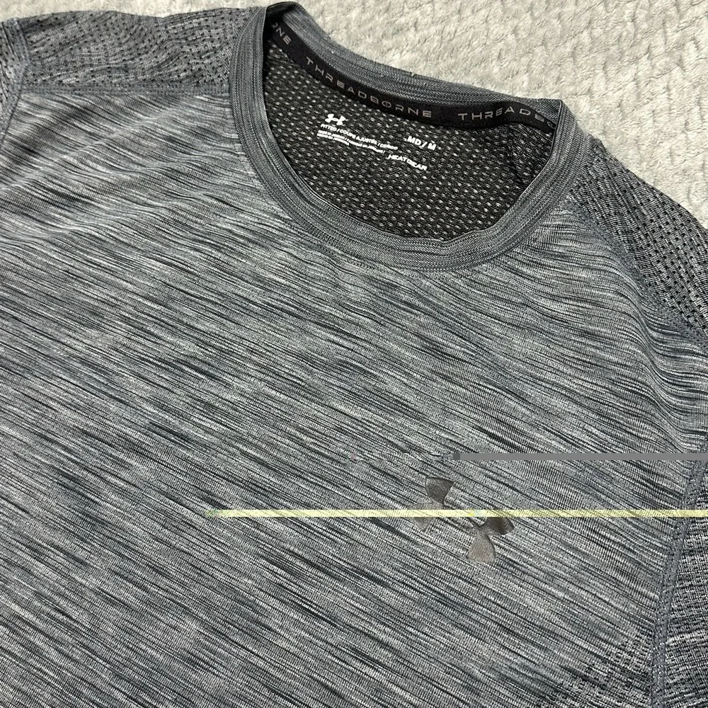 Under Armour Men's M Threadborne Seamless Long Sleeve Shirt Base layer Graphite